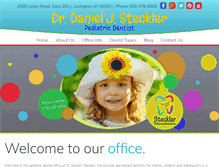 Tablet Screenshot of kykidsdentist.com